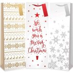 XB01198 Christmas Bottle Bag