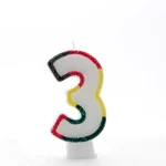 CN1003 Unisex Age 3 Candle