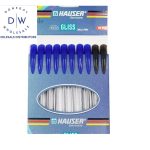 H6058 Gliss Black & Blue Ball Pens 10 Pack