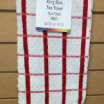 KSTT King Size Tea Towel 50x70cm Red