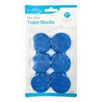 TB201 6PC Blue Toilet Blocks
