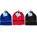 TEX2468 Boys Beanie Hat &Glove Set Ass Colours
